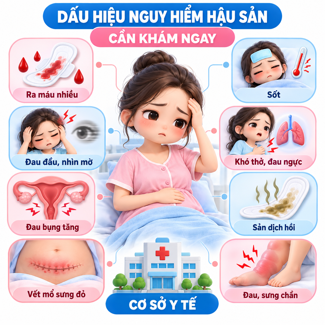 Dấu hiệu bất thường sau sinh: Khi nào phụ nữ hậu sản cần đi khám ngay?