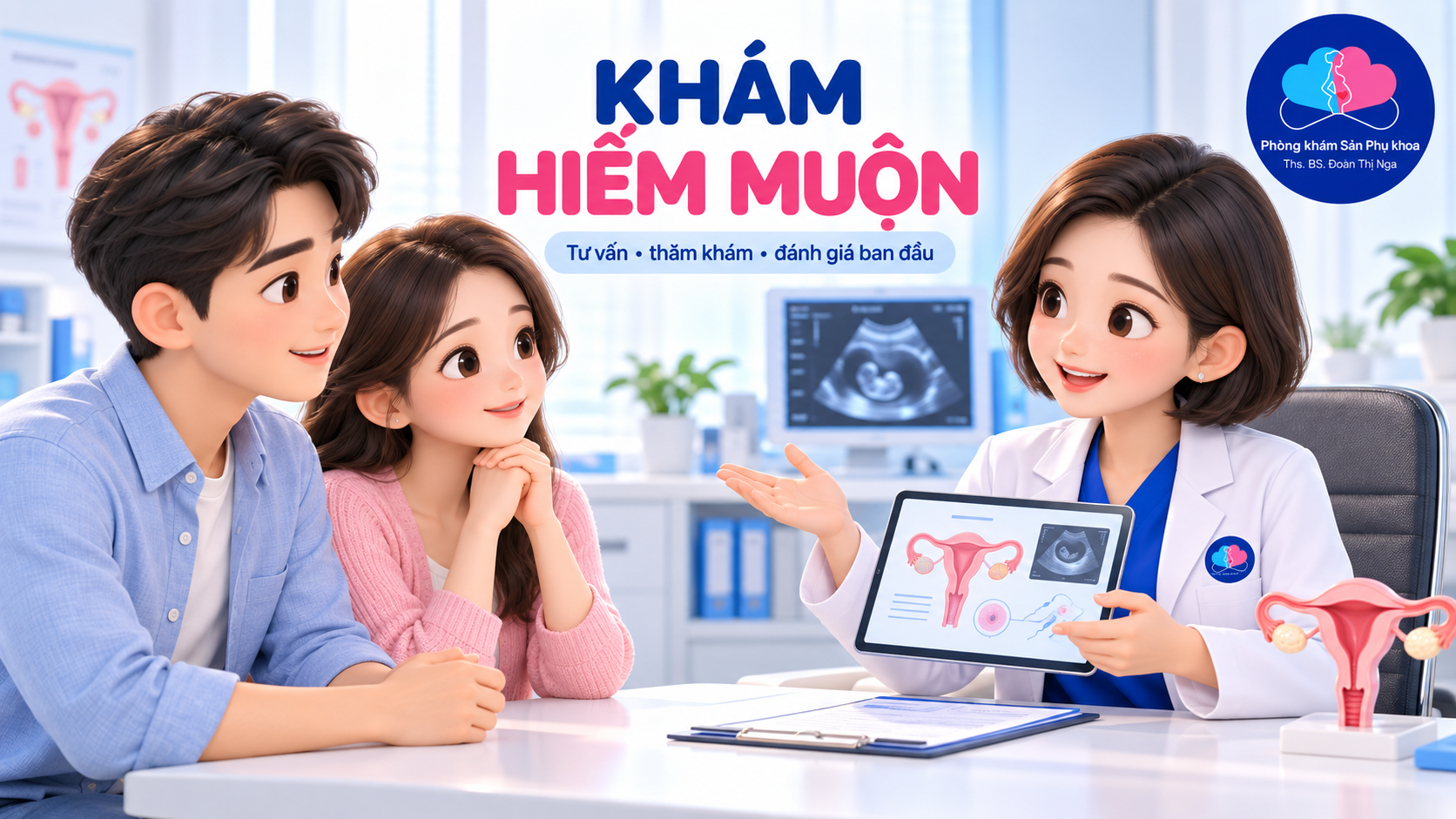 Khám hiếm muộn cho cặp đôi