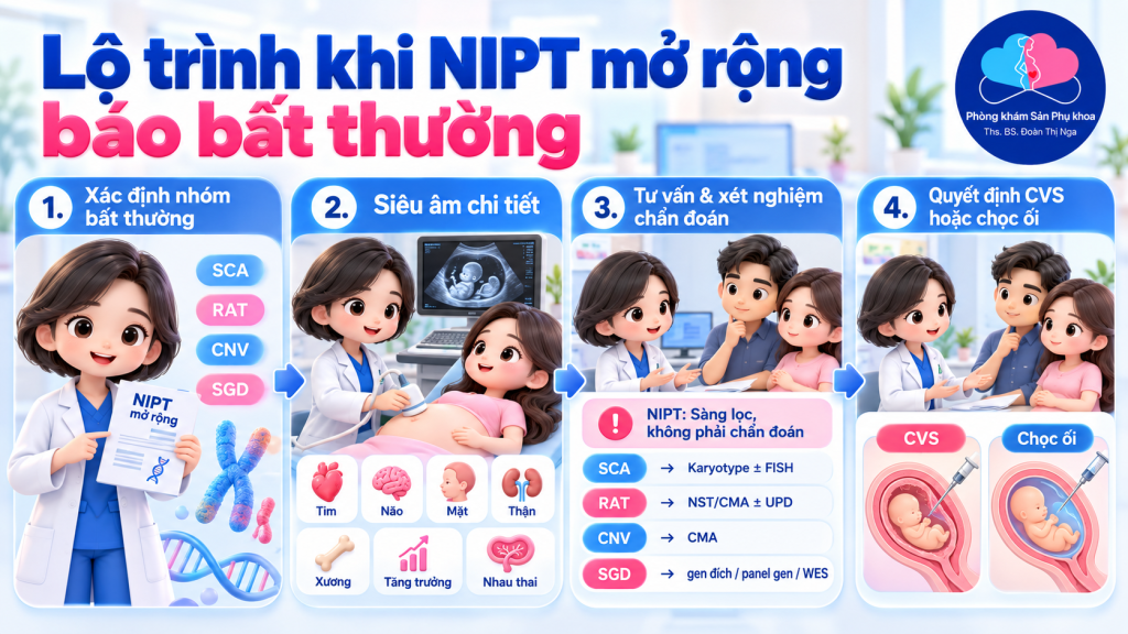 Khi NIPT báo bất thường, cần làm gì?
