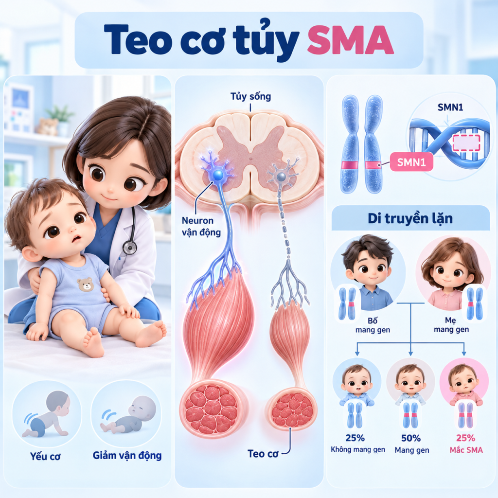 Bệnh teo cơ tủy sống (SMA)