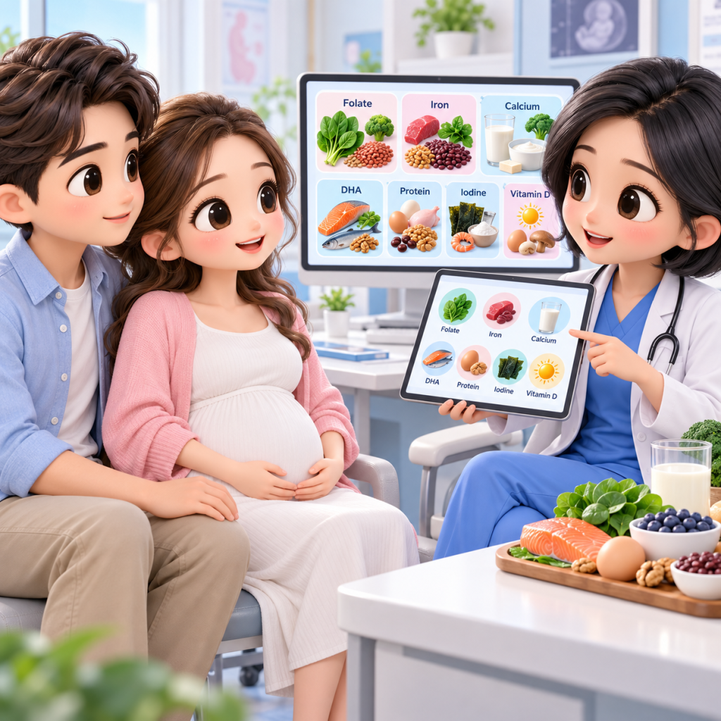 Các dưỡng chất cần thiết trong thai kỳ
