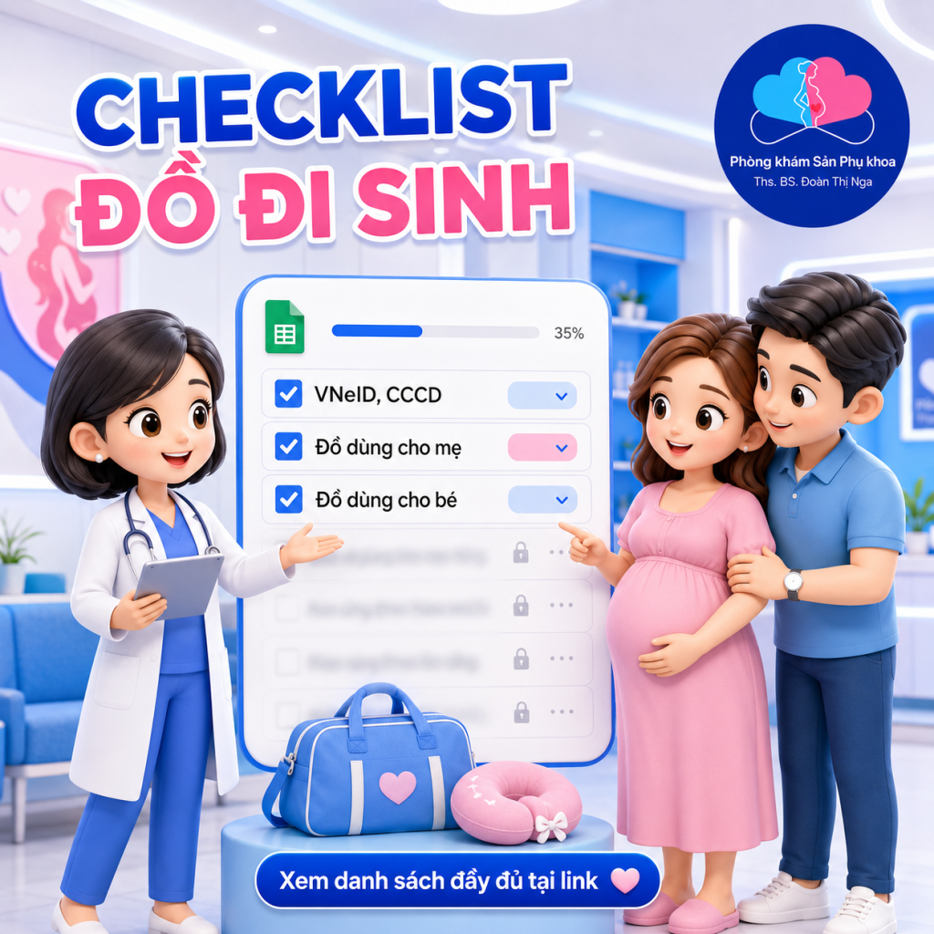 Checklist đồ đi sinh