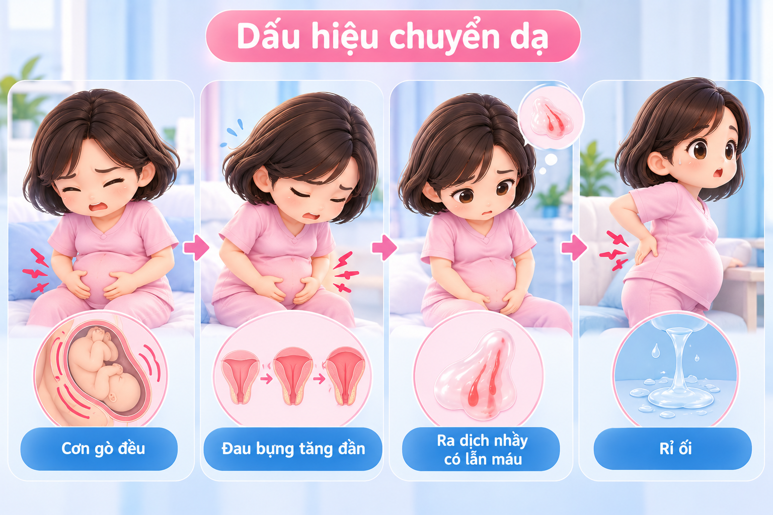 Dấu hiệu chuyển dạ