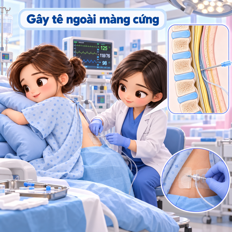 Đẻ không đau – Gây tê ngoài màng cứng khi sinh thường