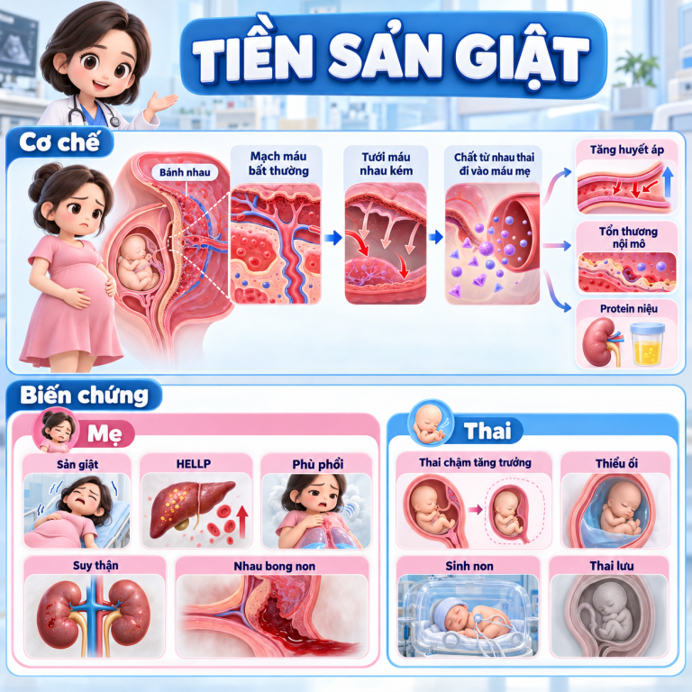 Tiền sản giật: Vì sao xảy ra và nguy hiểm như thế nào?